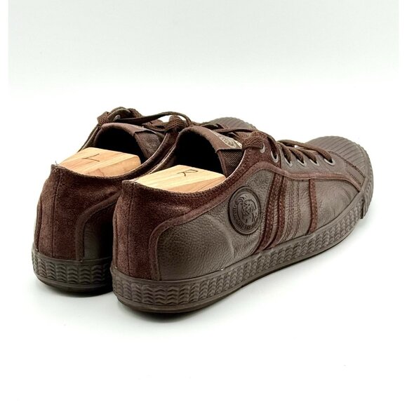 Diesel Yuk & Net Men's Size 12 Brown Low leather/Suede/canvas shoes Pre Owned - Picture 6 of 11